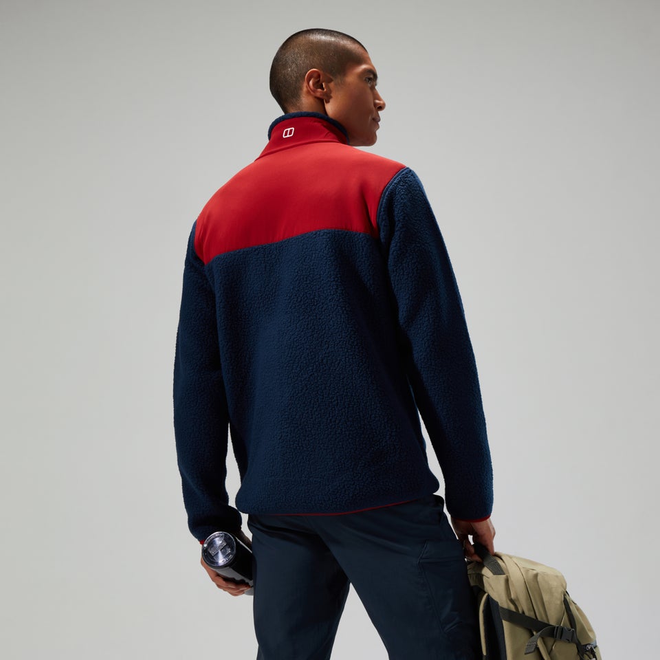 Men's Syker Jacket - Dark Blue/Dark Red