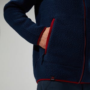 Men's Syker Jacket - Dark Blue/Dark Red