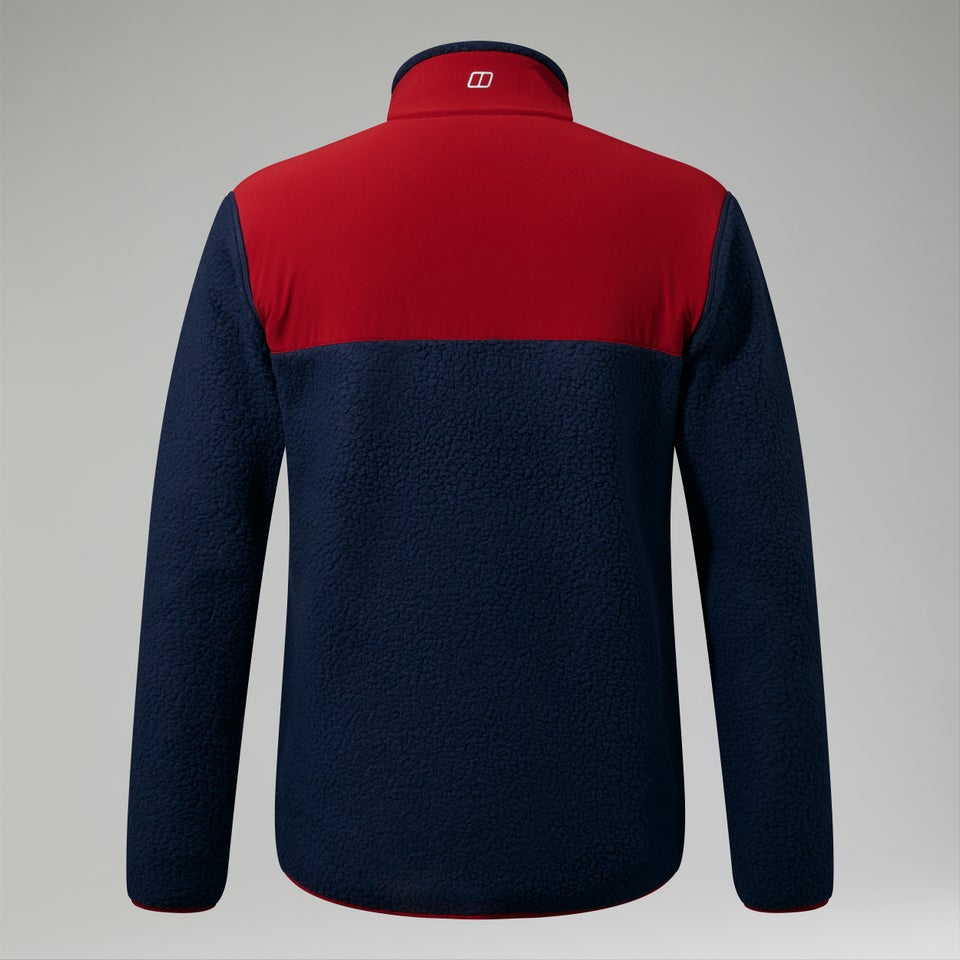 Men's Syker Jacket - Dark Blue/Dark Red