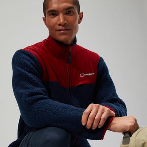Men's Syker Jacket - Dark Blue/Dark Red