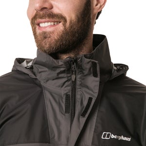 Men's Kinglas Waterproof Jacket - Grey / Black
