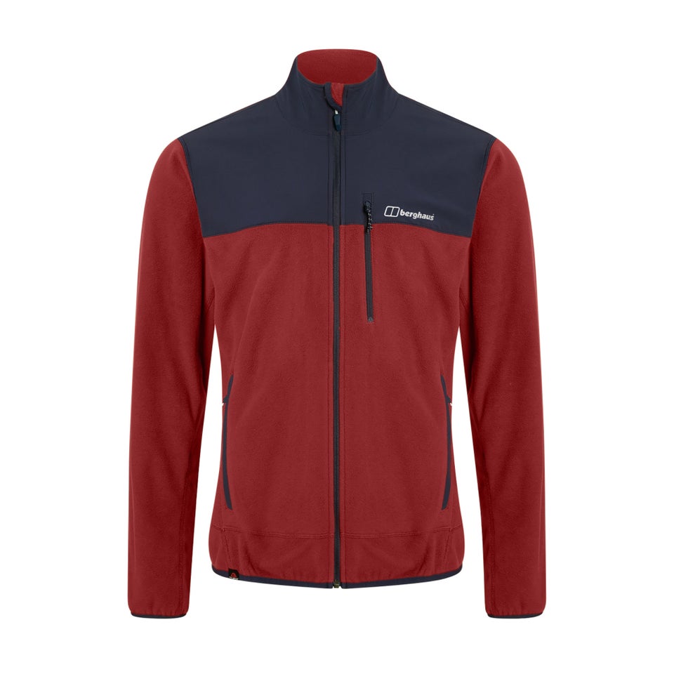 Men's Kyberg Polartec Fleece Jacket - Red / Blue