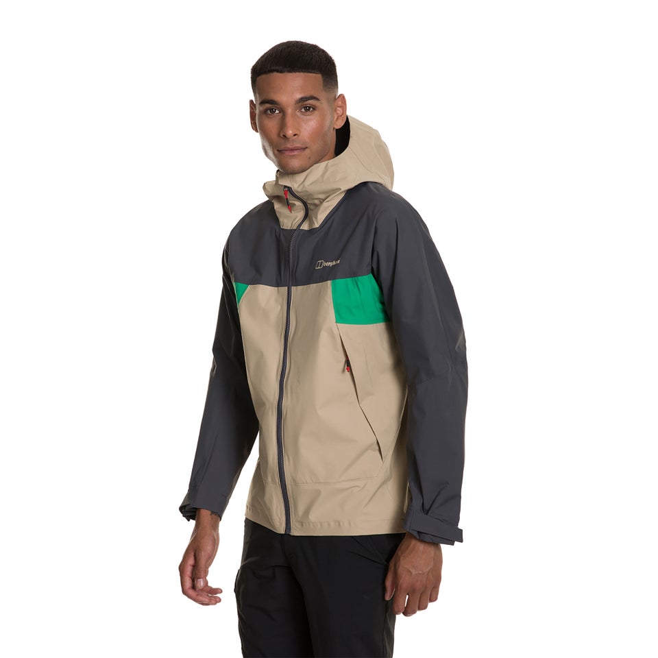 Men's Sky Hiker Waterproof Jacket - Natural / Grey