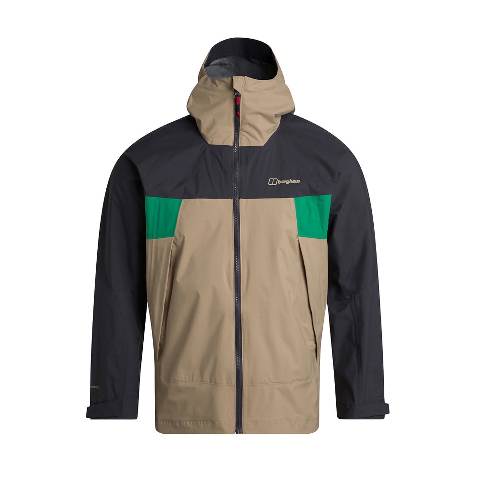 Men's Sky Hiker Waterproof Jacket - Natural / Grey