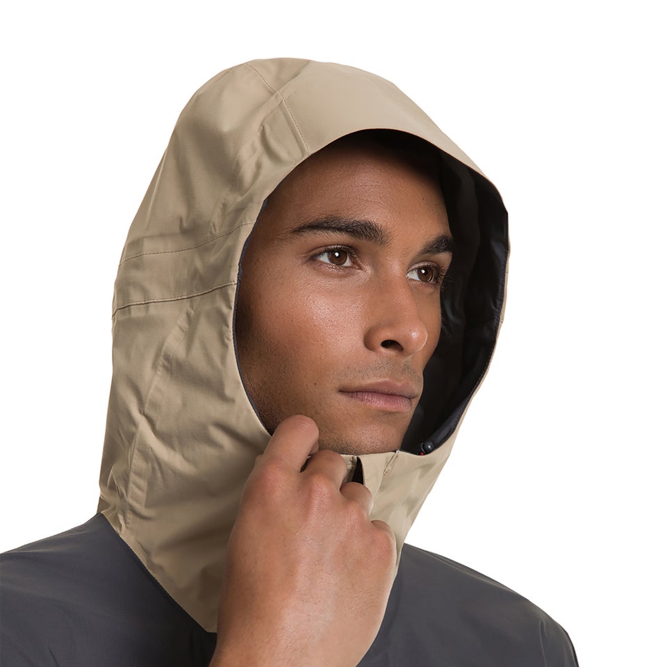 Men's Sky Hiker Waterproof Jacket - Natural / Grey