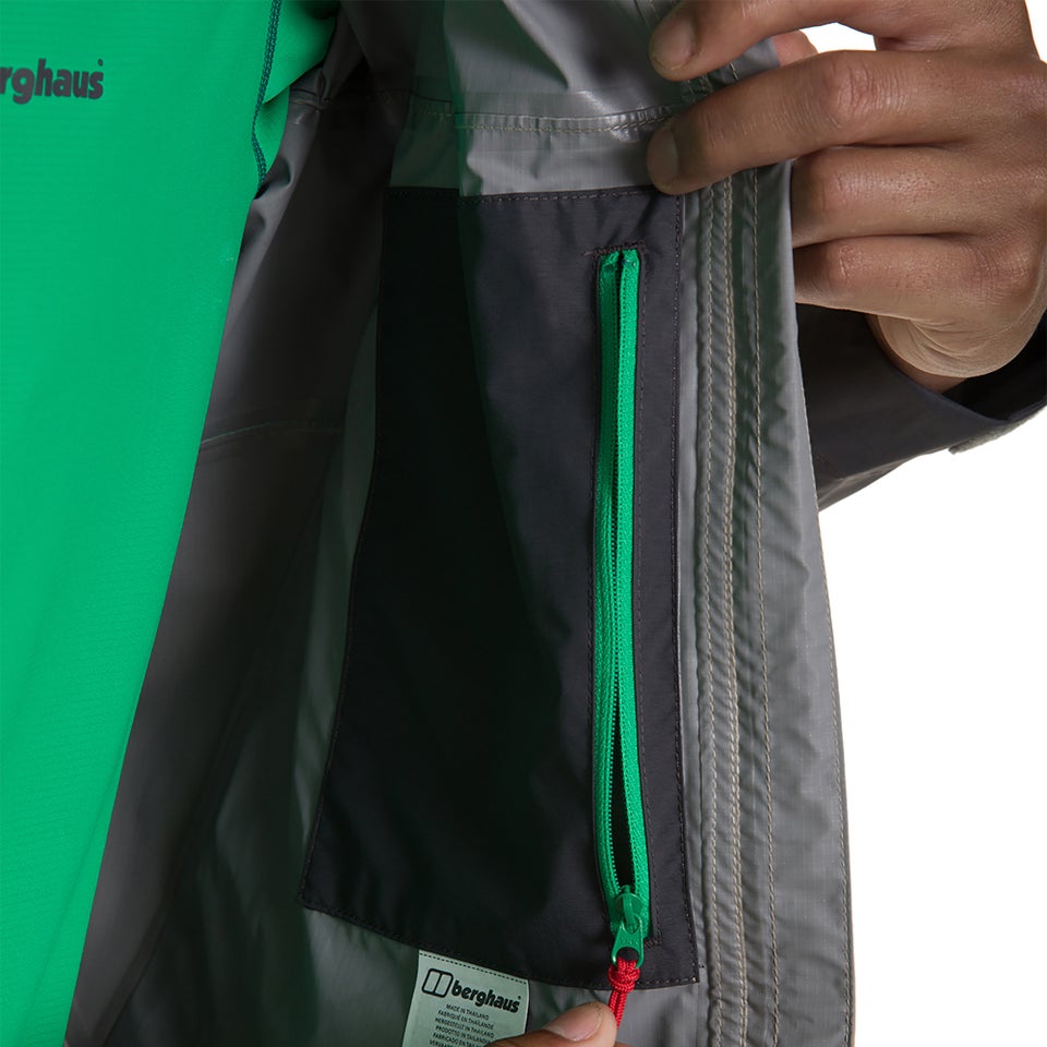 Men's Sky Hiker Waterproof Jacket - Natural / Grey