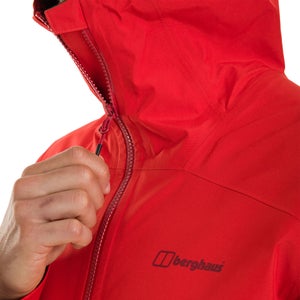Men's Paclite Peak Vented Gore-Tex Waterproof Jacket - Red