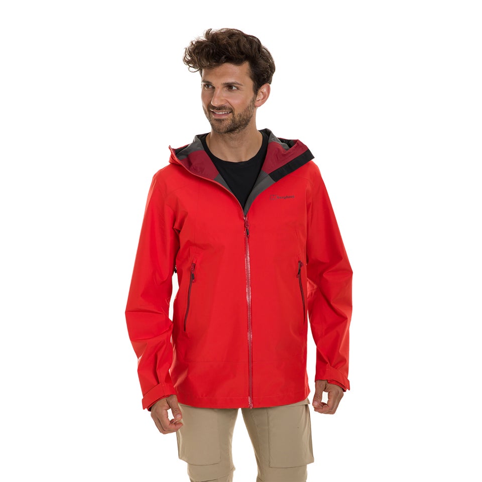 Men's Paclite Peak Vented Gore-Tex Waterproof Jacket - Red