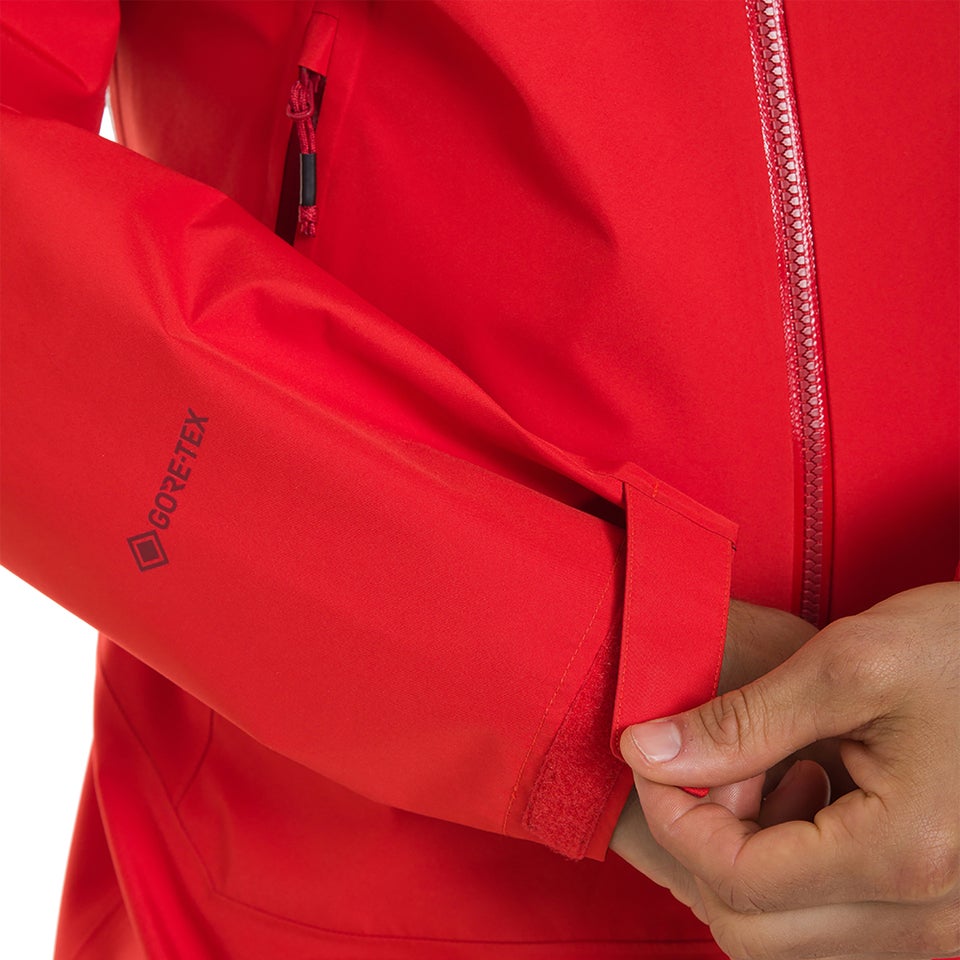 Men's Paclite Peak Vented Gore-Tex Waterproof Jacket - Red