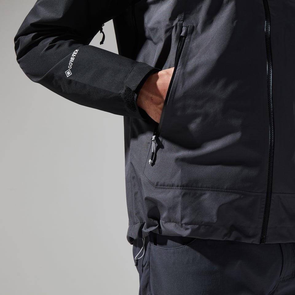 Men's Paclite Peak Vented Gore-Tex Jacket - Grey/Black