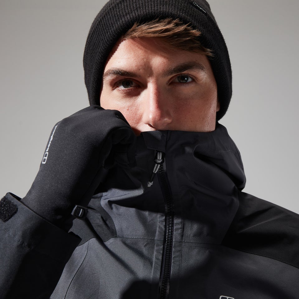 Men's Paclite Peak Vented Gore-Tex Jacket - Grey/Black