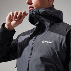 Men's Paclite Peak Vented Gore-Tex Jacket - Grey/Black