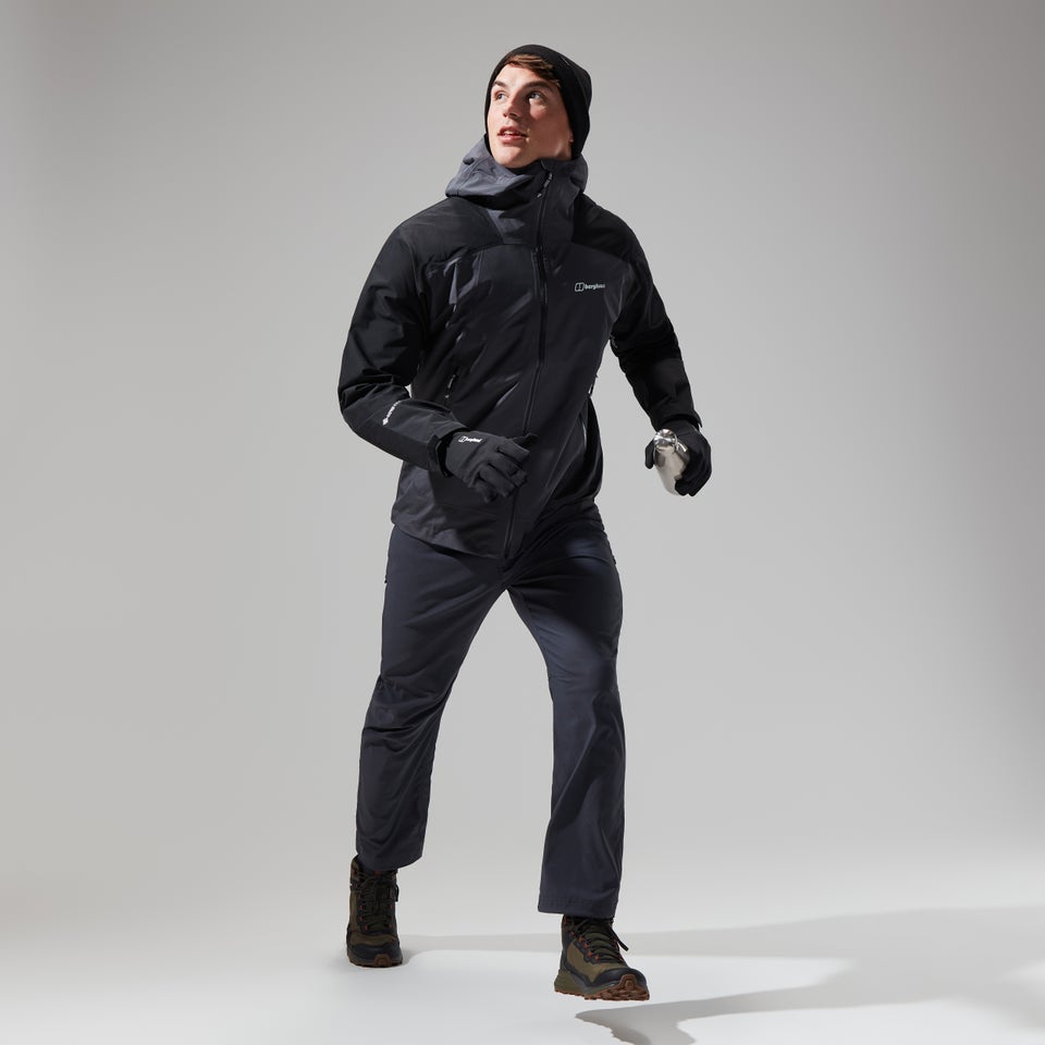 Men's Paclite Peak Vented Gore-Tex Jacket - Grey/Black