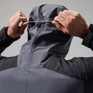 Men's Paclite Peak Vented Gore-Tex Jacket - Grey/Black