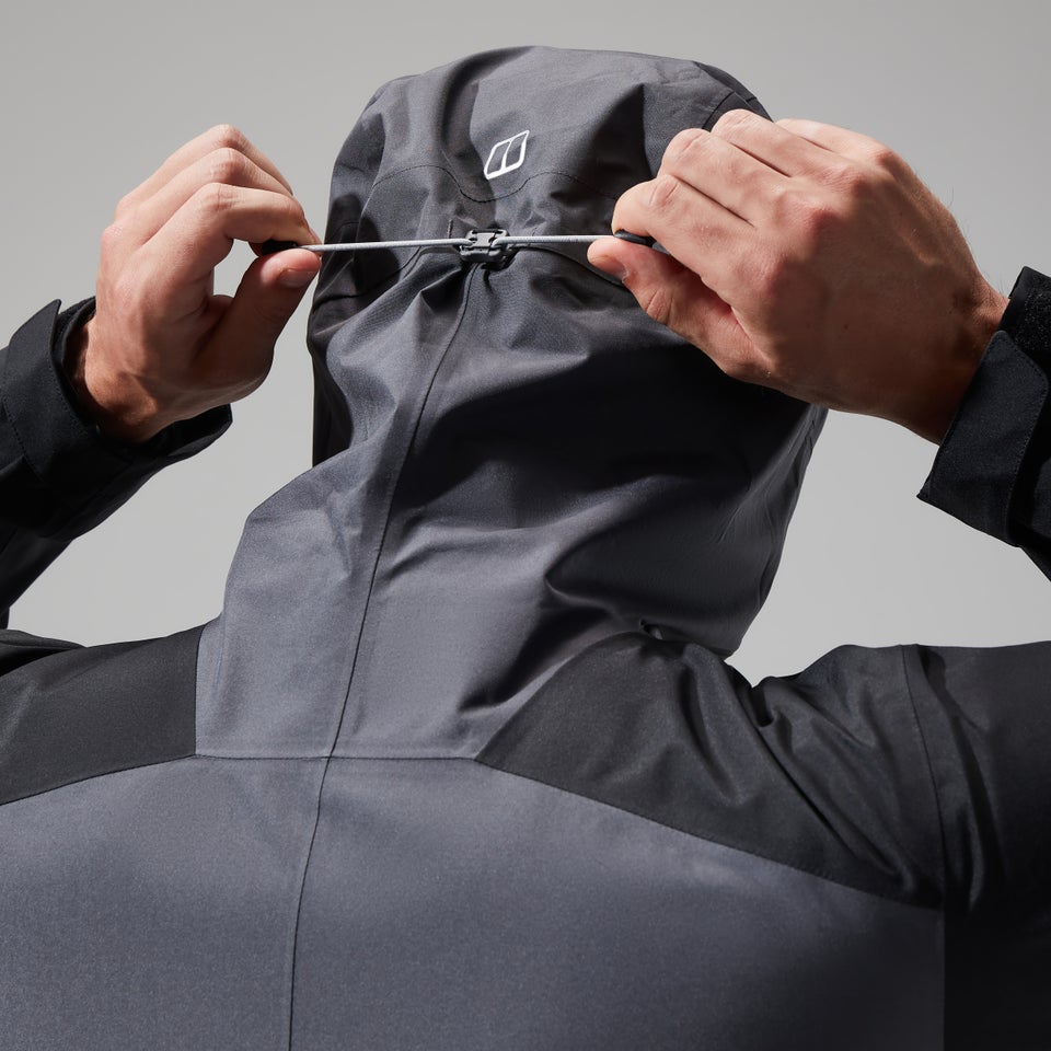 Men's Paclite Peak Vented Gore-Tex Jacket - Grey/Black