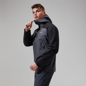 Men's Paclite Peak Vented Gore-Tex Jacket - Grey/Black