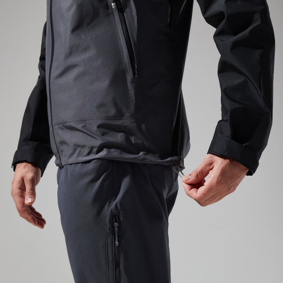 Men's Paclite Peak Vented Gore-Tex Jacket - Grey/Black