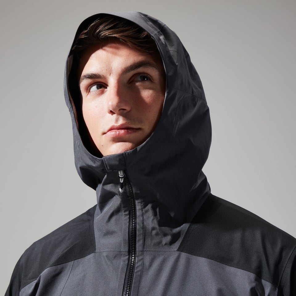 Men's Paclite Peak Vented Gore-Tex Jacket - Grey/Black