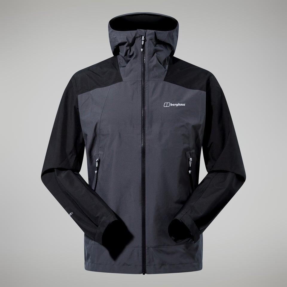 Men's Paclite Peak Vented Gore-Tex Jacket - Grey/Black