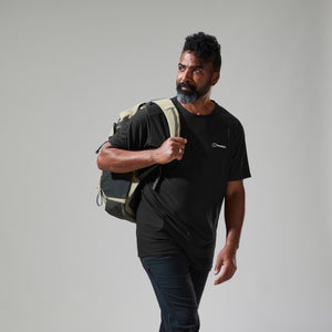 Men's 24/7 Tech Tee Super Stretch Crew - Black