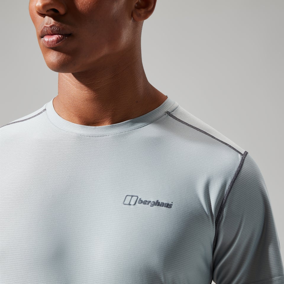 Men's 24/7 Tech Tee Super Stretch Crew - Grey