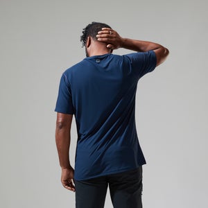 Men's 24/7 Tech Tee Super Stretch Crew - Dark Blue
