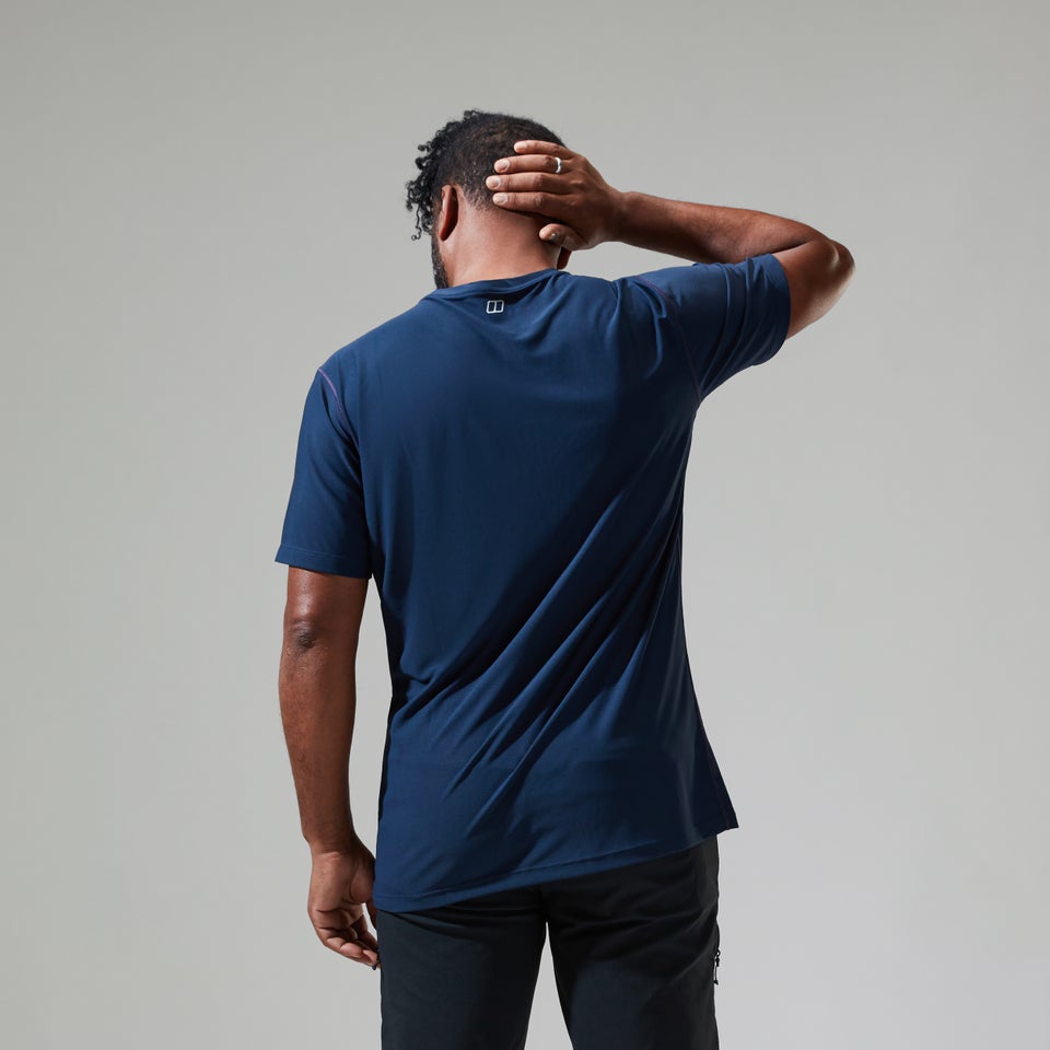 Men's 24/7 Tech Tee Super Stretch Crew - Dark Blue