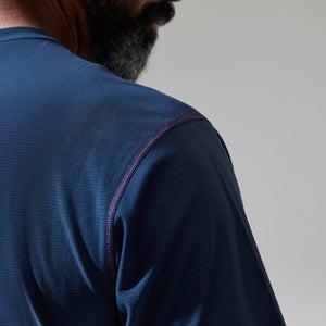 Men's 24/7 Tech Tee Super Stretch Crew - Dark Blue
