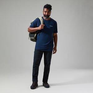 Men's 24/7 Tech Tee Super Stretch Crew - Dark Blue