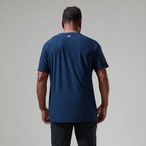 Men's 24/7 Tech Tee Super Stretch Crew - Dark Blue