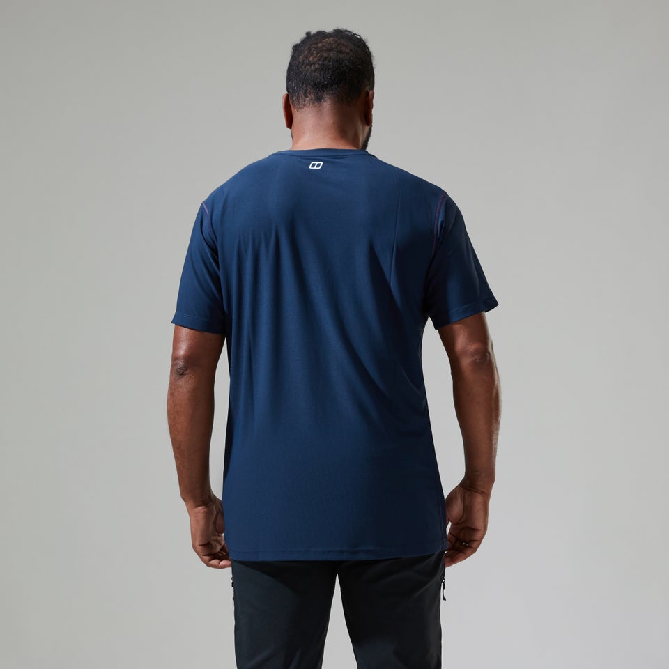 Men's 24/7 Tech Tee Super Stretch Crew - Dark Blue