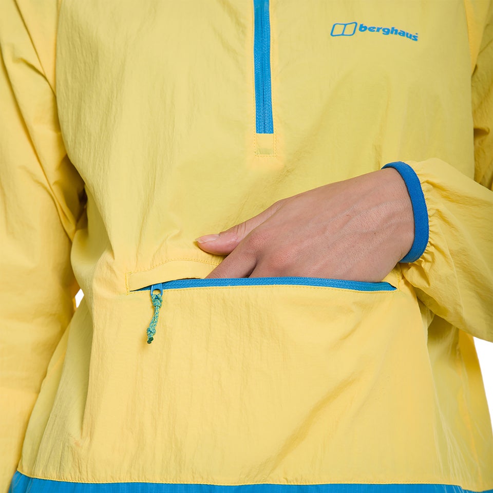 Women's Skerray Smock Jacket - Yellow / Blue
