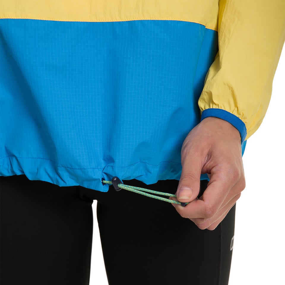 Women's Skerray Smock Jacket - Yellow / Blue