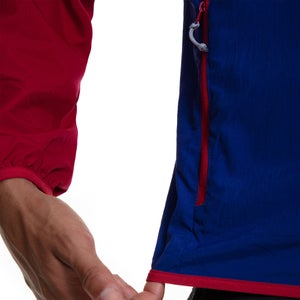 Men's Corbeck Windproof Jacket - Red / Blue