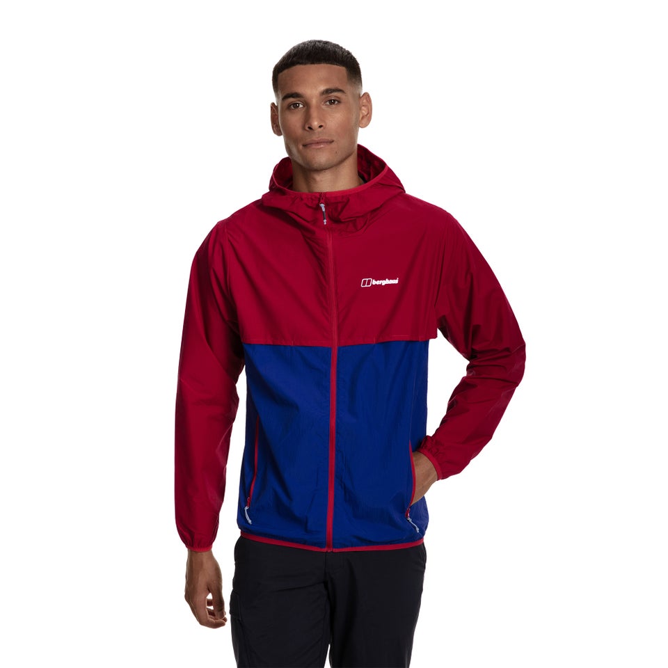Men's Corbeck Windproof Jacket - Red / Blue
