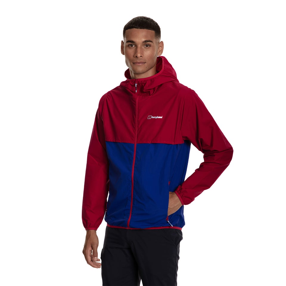 Men's Corbeck Windproof Jacket - Red / Blue