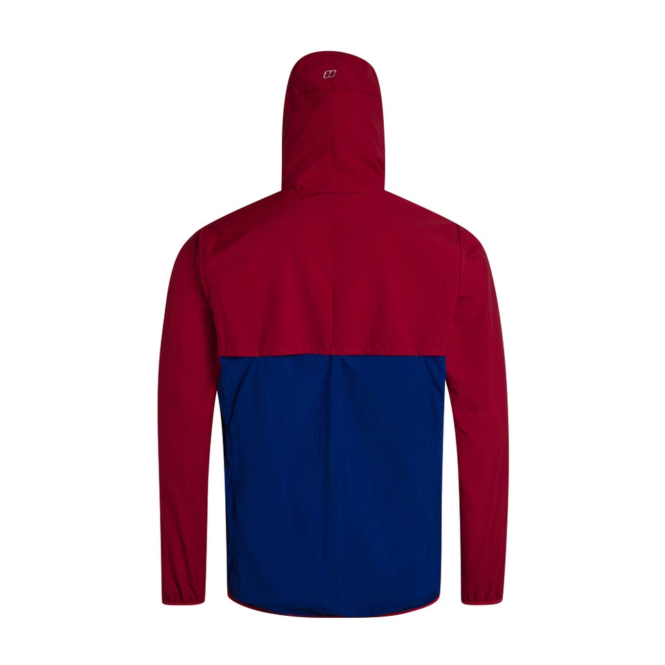 Men's Corbeck Windproof Jacket - Red / Blue