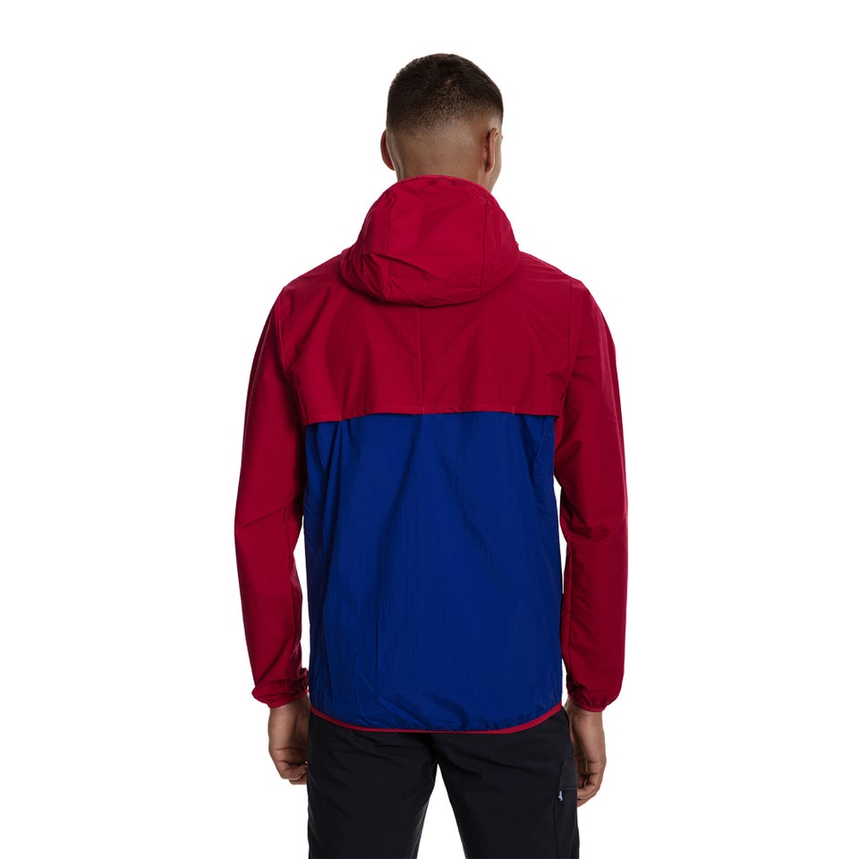 Men's Corbeck Windproof Jacket - Red / Blue