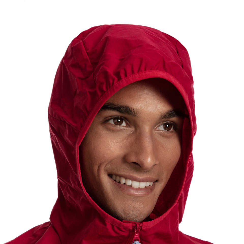 Men's Corbeck Windproof Jacket - Red / Blue