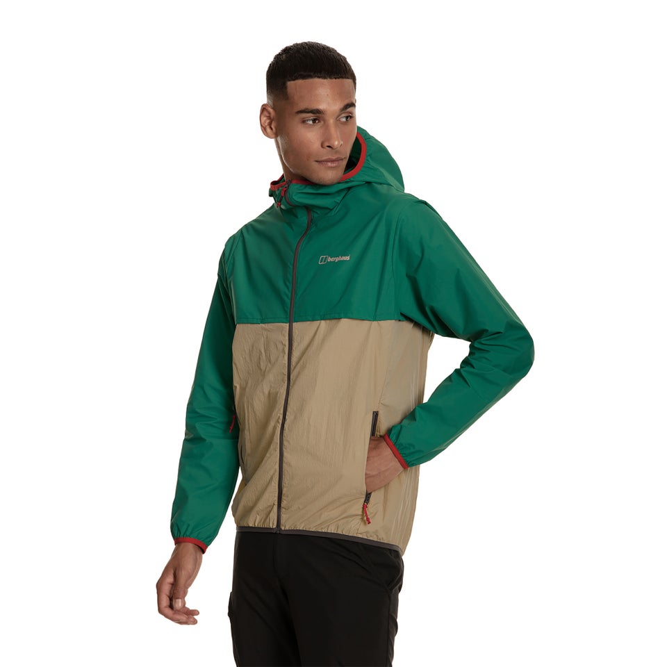 Men's Corbeck Windproof Jacket - Green /Beige