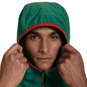 Men's Corbeck Windproof Jacket - Green /Beige