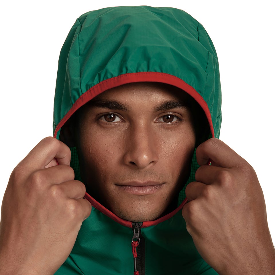 Men's Corbeck Windproof Jacket - Green /Beige