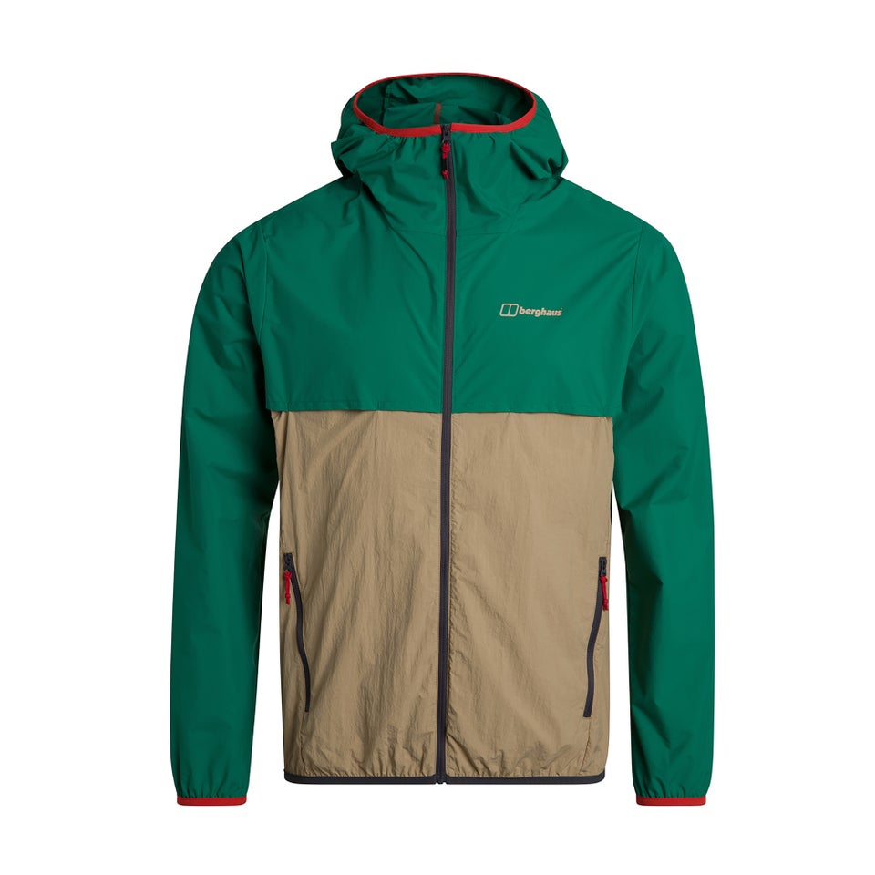 Men's Corbeck Windproof Jacket - Green /Beige