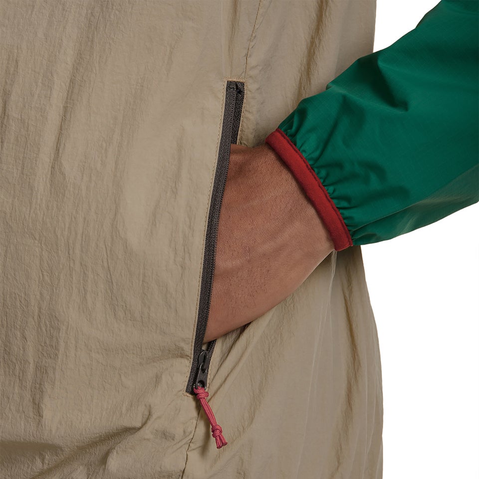 Men's Corbeck Windproof Jacket - Green /Beige