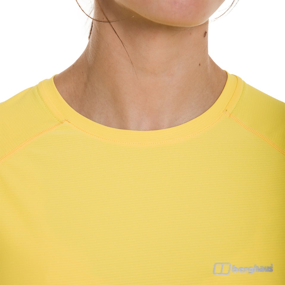 Women's 24/7 Short Sleeve Tech Baselayer - Yellow