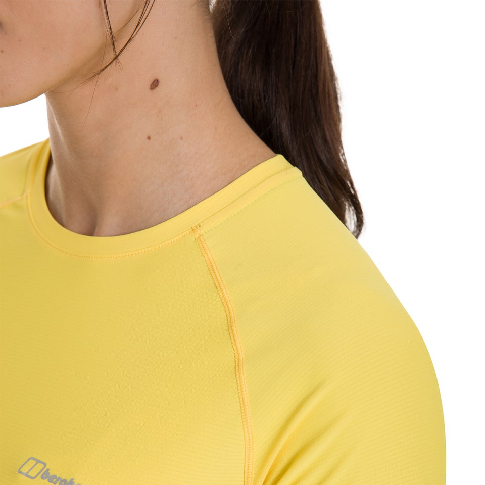 Women's 24/7 Short Sleeve Tech Baselayer - Yellow