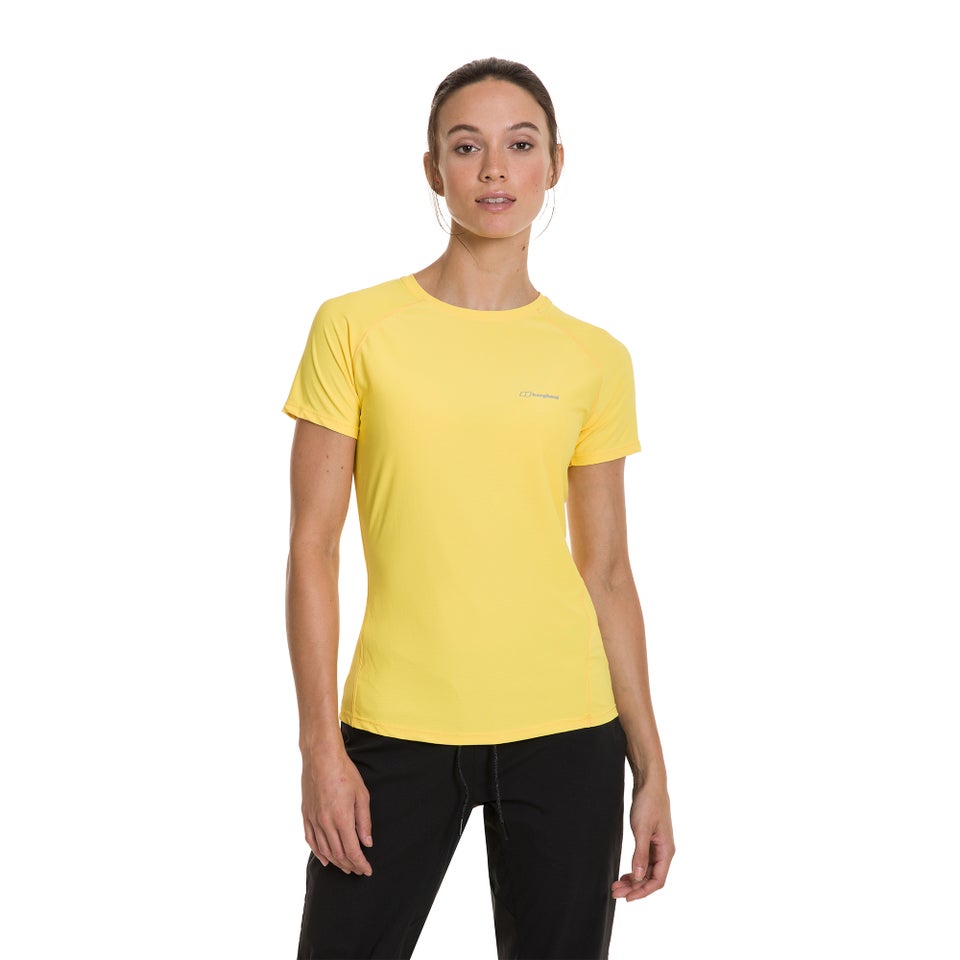 Women's 24/7 Short Sleeve Tech Baselayer - Yellow