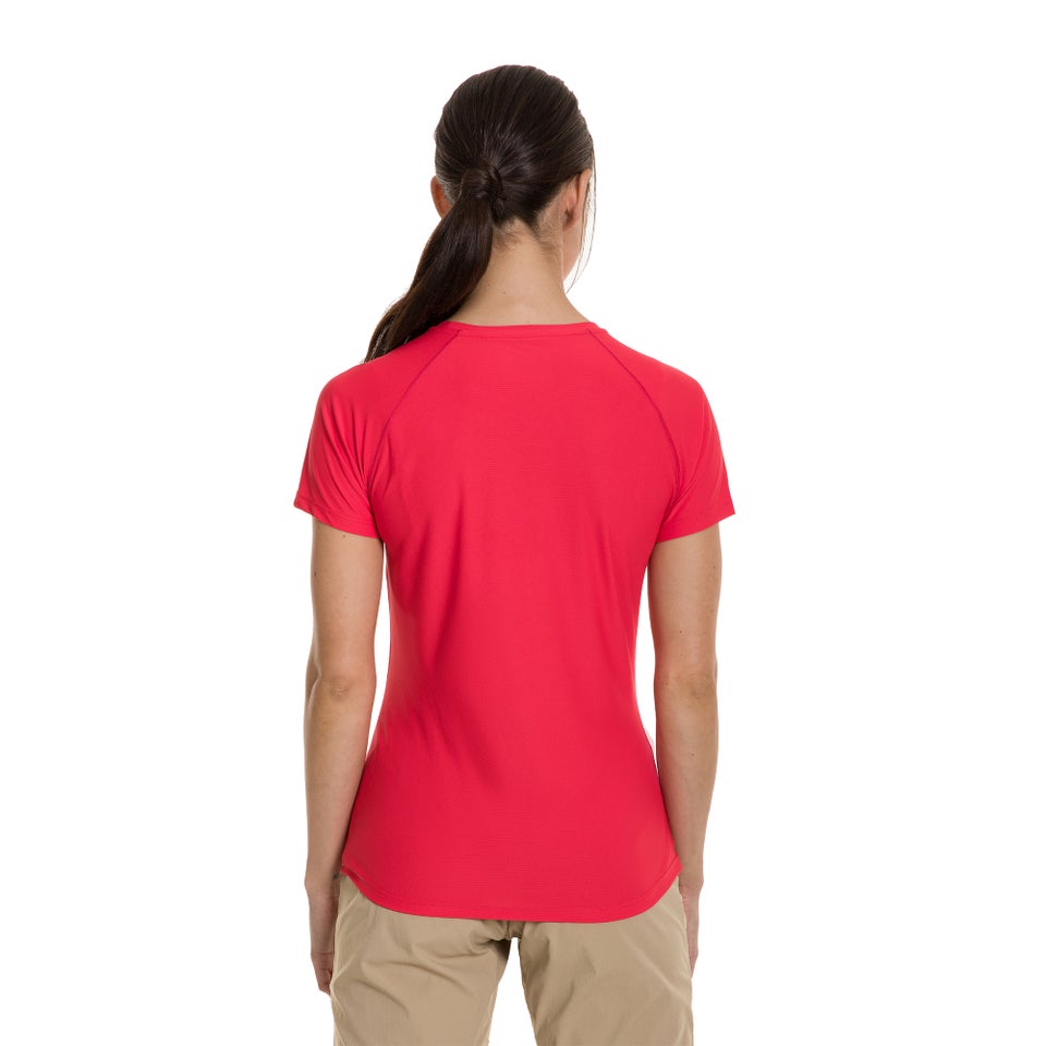 Women's 24/7 Short Sleeve Tech Baselayer - Red