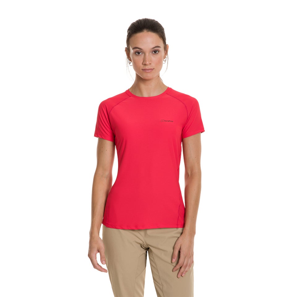Women's 24/7 Short Sleeve Tech Baselayer - Red