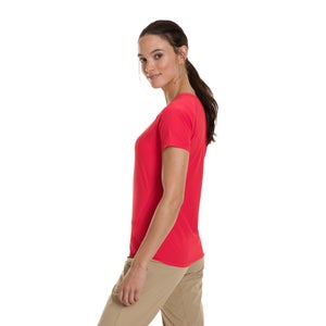 Women's 24/7 Short Sleeve Tech Baselayer - Red